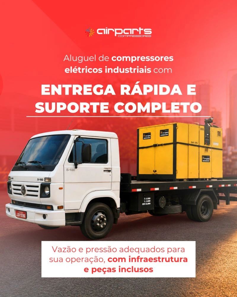 Entrega rápida com suporte completo - Sua industria não para!